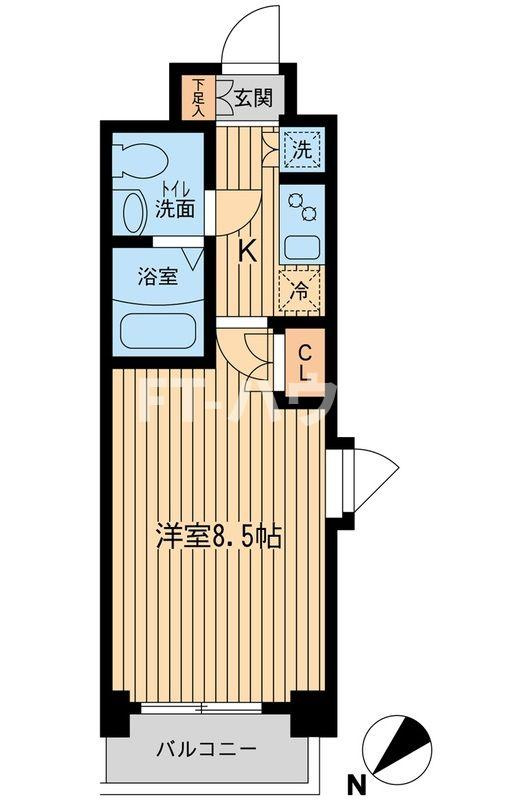 ライジングプレイス船橋宮本の間取り
