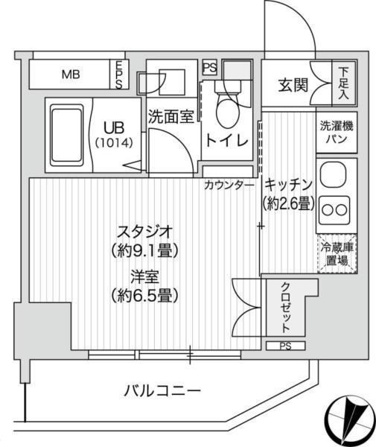 レジディア笹塚Ⅱ