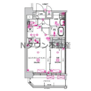 【間取り】 | CREST TAPP浅間町 | 間取りです。