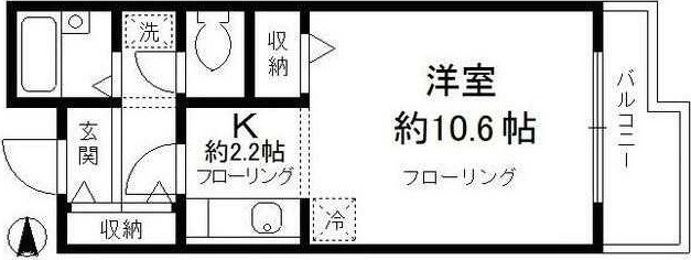 コーポレート東小金井(コーポレートヒガシコガネイ)の間取り