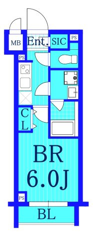 レア横濱ウエストステージの間取り