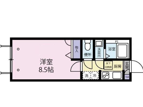 PARKS・K都立家政の間取り|間取りです。