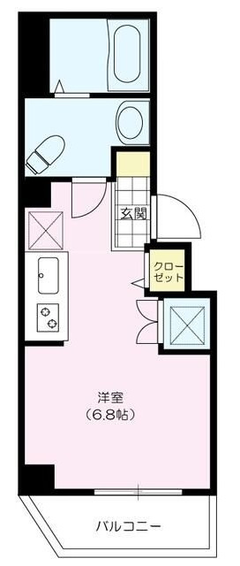 フォレストヴィラ入谷の間取り|間取りです。