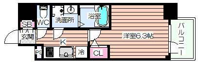 【間取り】 | エスリード新北野グランリンク