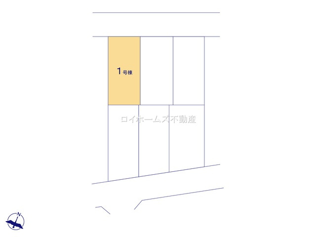 【区画図】 | 名古屋市緑区東神の倉１丁目2611『仲介料無料』新築戸建て | 1号棟