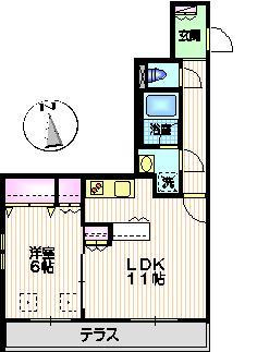 ラークアンシエル成城の間取り|★電動シャッターなど充実の仕様です★