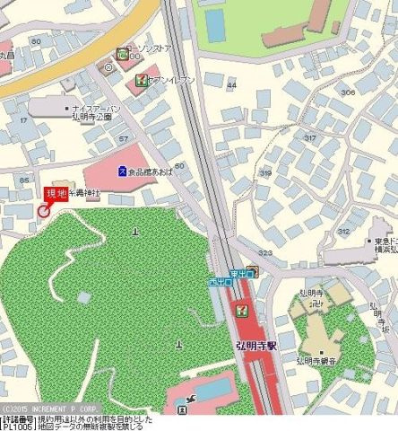 ＳＨ弘明寺の地図