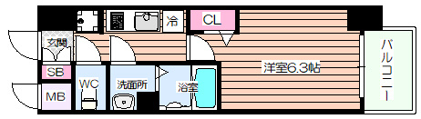 【間取り】 | アドバンス大阪セレーノ