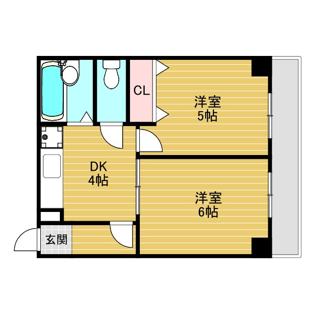 新大阪南愛ビルの間取り