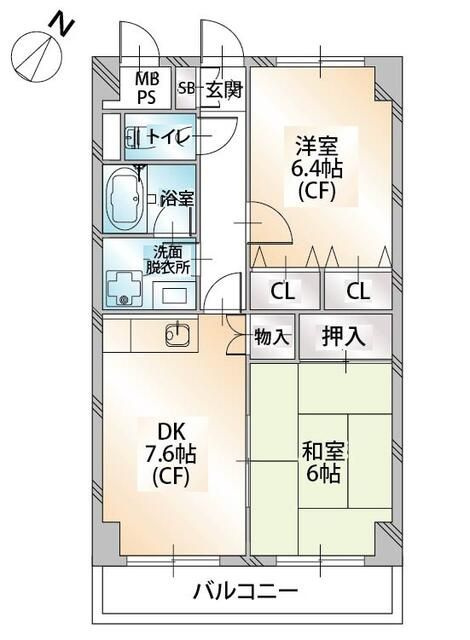 フラワリング・ワンの間取り