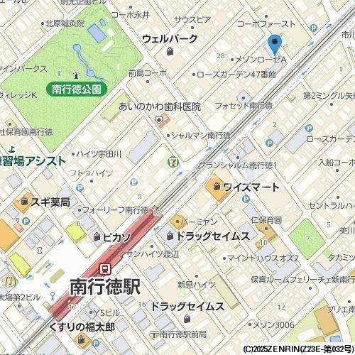 秋本ビルディングの地図
