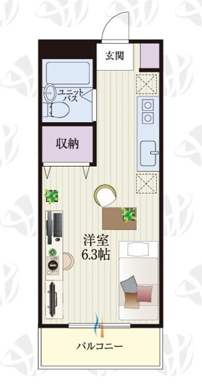 【間取り】 | b’CASA熊谷Ⅲre-born | 「b’CASA熊谷Ⅲre-born」