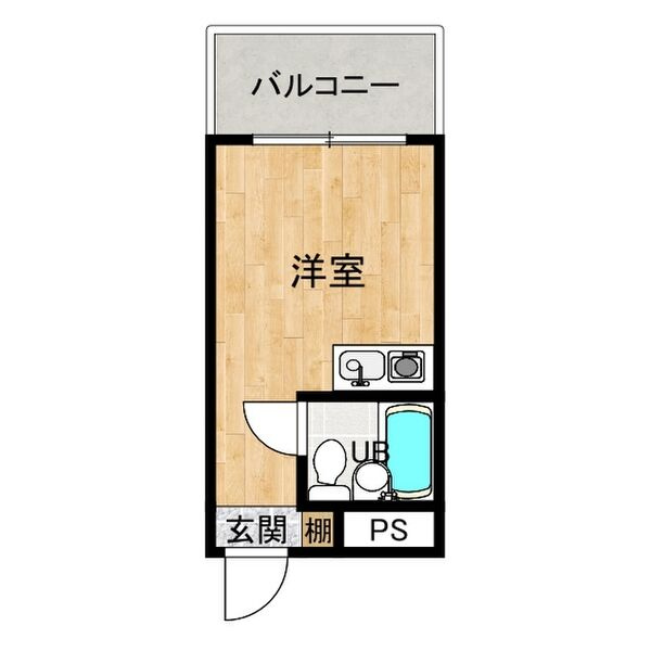瓜破シャルマンの間取り