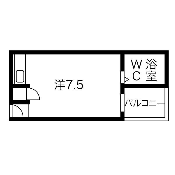 プラザハピネス高安の間取り