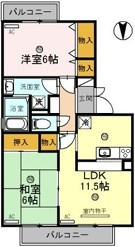 ネオパーチェB棟の間取り