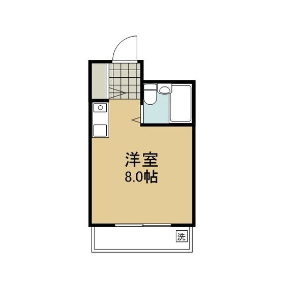 シャトー平野の間取り