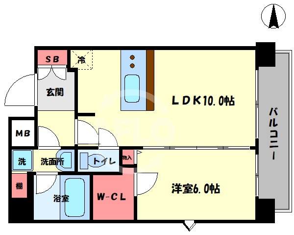 ランドセントラル梅田の間取り|ランドセントラル梅田　間取り