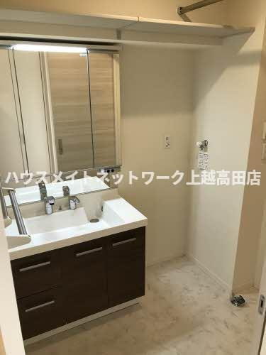 グランベレオの洗面所|洗髪洗面化粧台・洗濯機置場