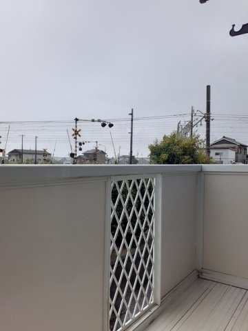 ハイツ東野地Ｂのバルコニー