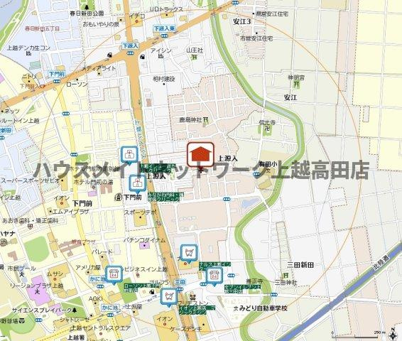 オリエンタルコートの地図|位置図