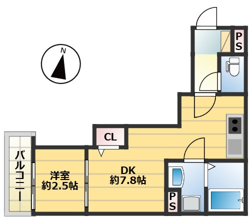 【間取り】 | 仮称）西区今宿東１丁目B棟新築AP