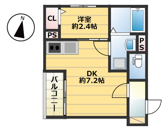 【間取り】 | 仮称）西区今宿東１丁目B棟新築AP