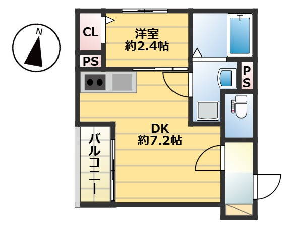 【間取り】 | 仮称）西区今宿東１丁目B棟新築AP