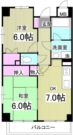 メゾン・ド・アイ弐番館の間取り