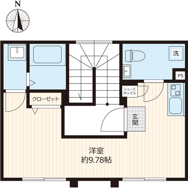 ＡＭＦＣ　ＲＥＳＩＤＥＮＣＥ　ＳＨＩＭＯ－ＯＣＨＩＡＩの間取り