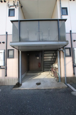 建物入口です！