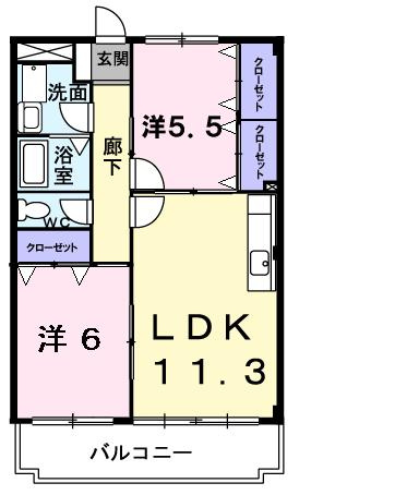 グランパス総社の間取り