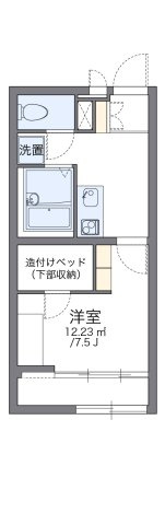 レオパレスアンジェの間取り