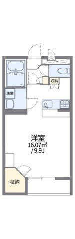 レオパレスエスポワールＨＩＲＯの間取り