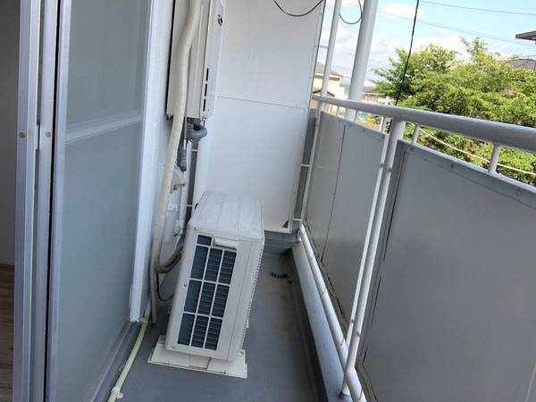 ビレッジハウス田中2号棟のバルコニー|ビレッジハウスの同一物件・同一タイプの間取りの写真です
