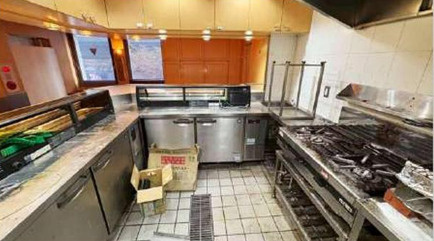 大阪市中央区難波１丁目の店舗一部のキッチン