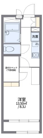 レオパレスセードルⅡの間取り