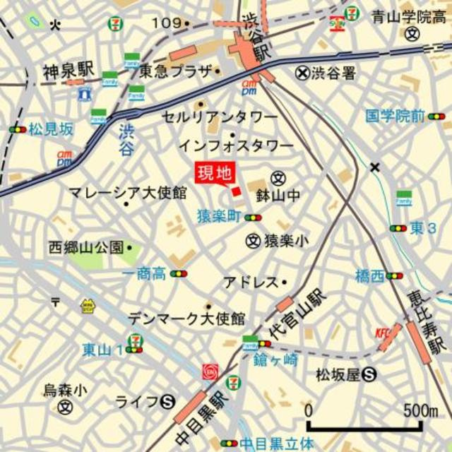 センチュリーフォレスト５号棟の地図