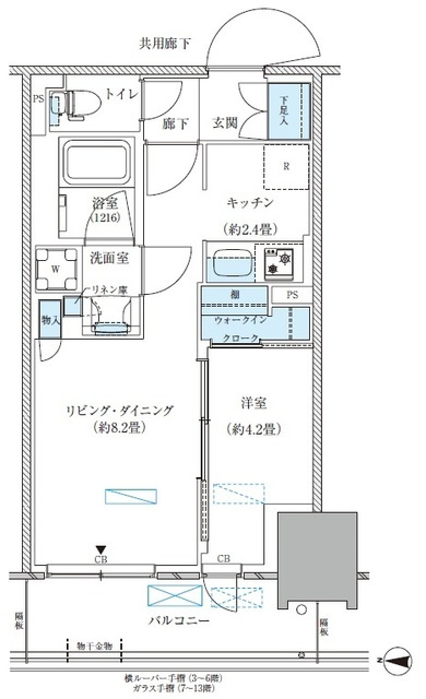 パークアクシス西大島コンフォートスクエアの間取り