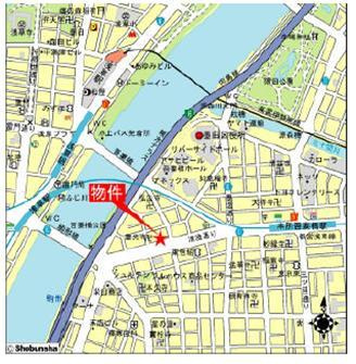 ＫＤＸ吾妻橋レジデンスの地図