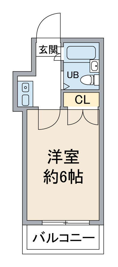 レオパレス陸前の間取り