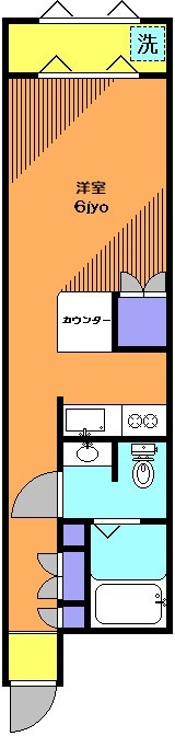 ハウス中屋の間取り