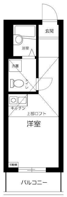 プロスペール神大前の間取り