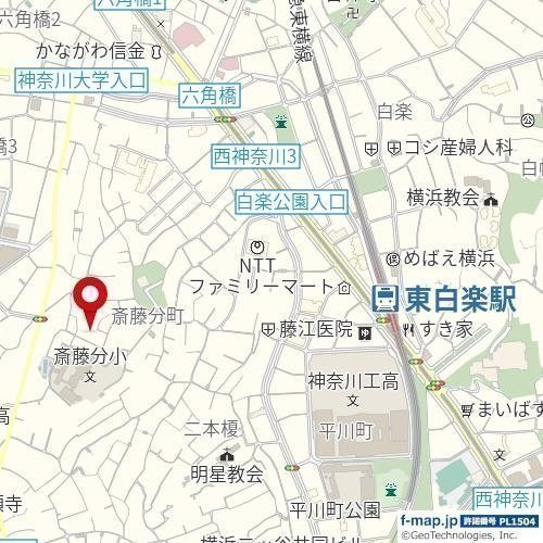 プロスペール神大前の地図