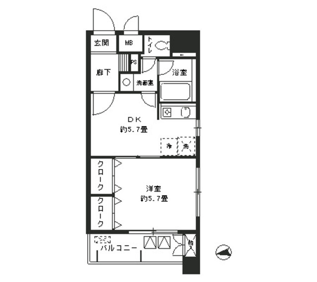 ラフィーネ港北の間取り