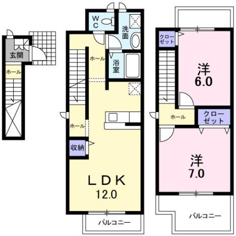 レジデンス・ヤギの間取り