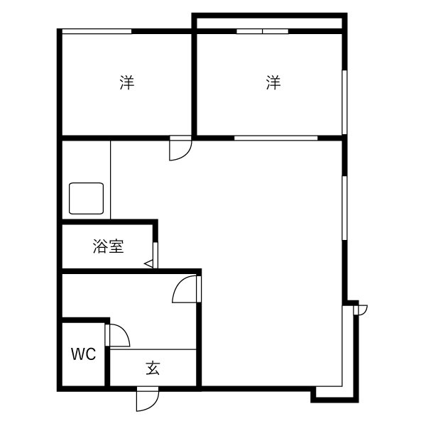 プラザ寿の間取り
