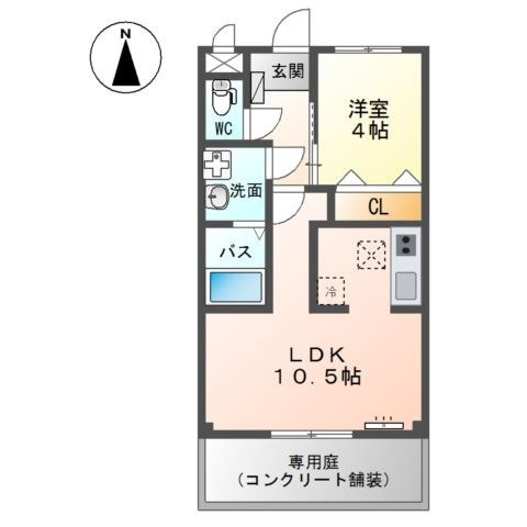 リヴィール・ワンの間取り