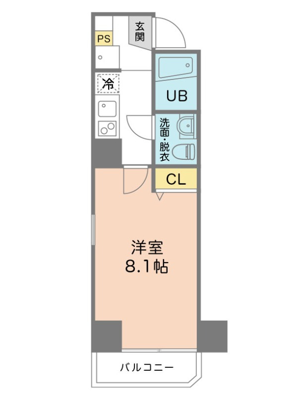 リベルテ四ツ木の間取り