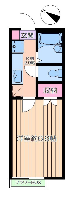 カスカーダ．の間取り