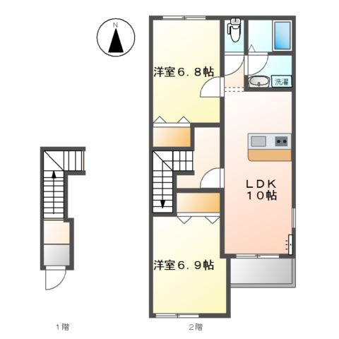 スターテラス小山の間取り